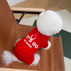 Lets go play games soft cotton jumpsuit for small dogs