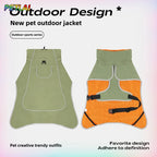 Waterproof outdoor jacket for large dogs