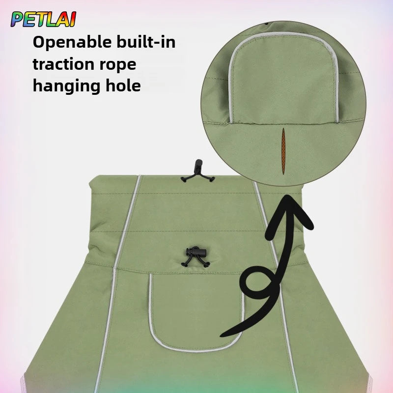 Waterproof outdoor jacket for large dogs