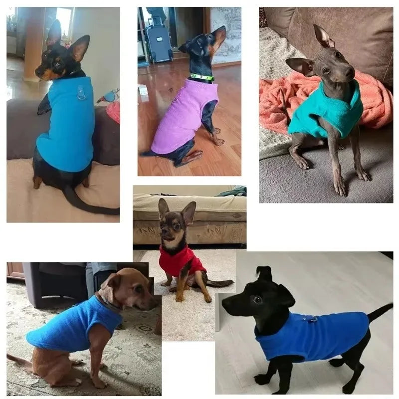 Warm Fleece Dog Jacket