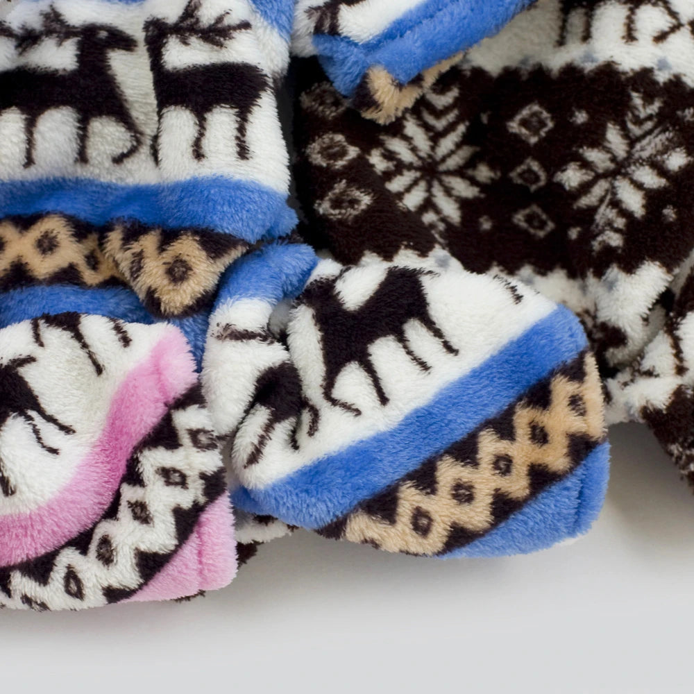 Warm Christmas onesie for small and medium dogs