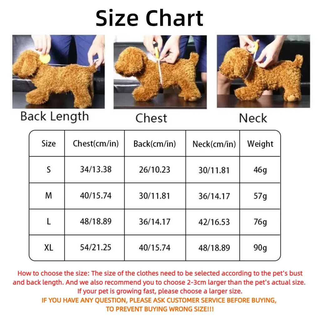 Warm Fleece Dog Jacket